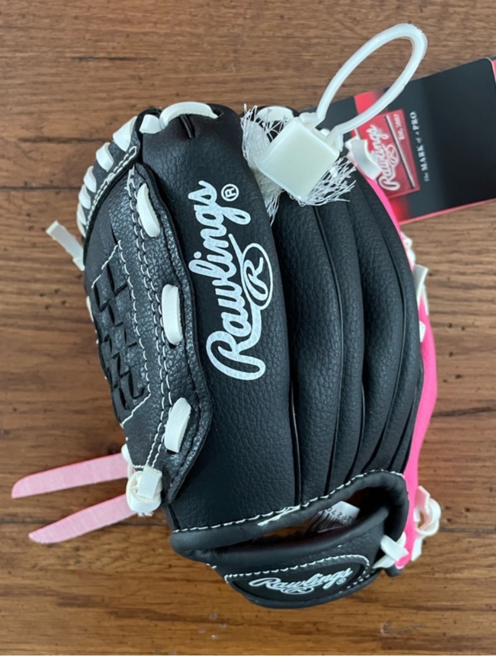 Rawlings Black and Pink Girl's  Baseball Glove Ages 3-5 NWT